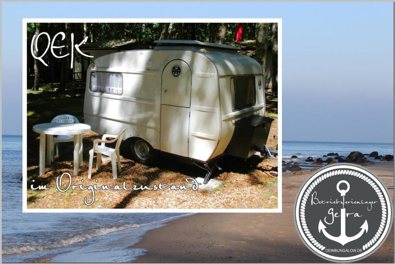 Ddr Wohnwagen Qek Direkt Am Strand ดรันส์เคอ ภายนอก รูปภาพ
